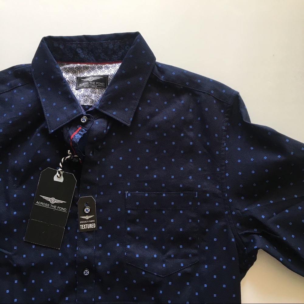 Patterned Button-Up Shirt